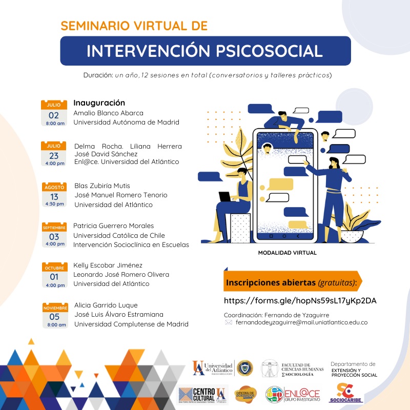 Nuevo seminario de intervención psicosocial con talleres de SOCIOCARIBE.